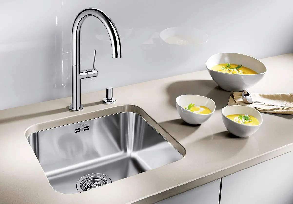 Zlewozmywak Blanco SUPRA 400-U 518201 Stalowy Srebrny