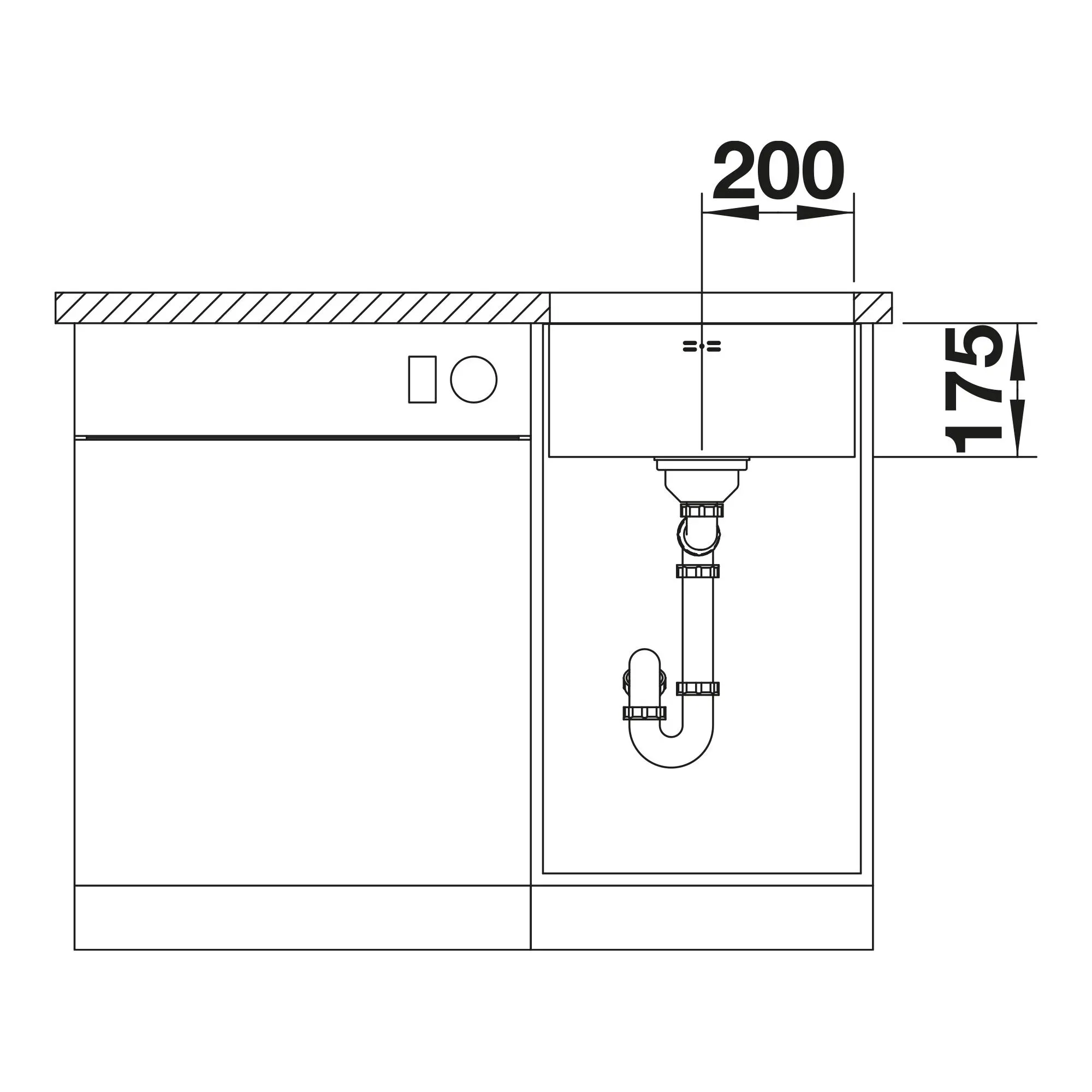Zlewozmywak Blanco SUPRA 400-U 518201 Stalowy Srebrny