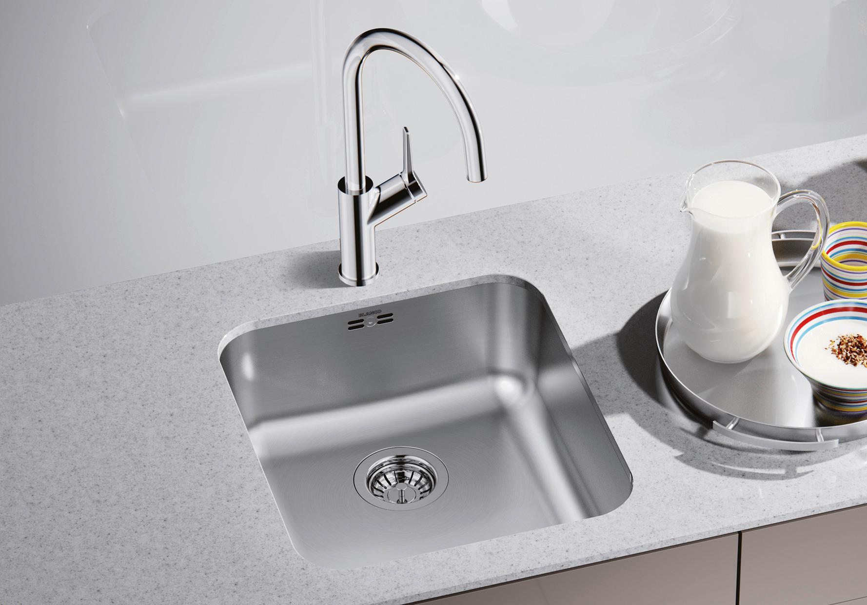Zlewozmywak Blanco SUPRA 450-U 518204 Stalowy Srebrny