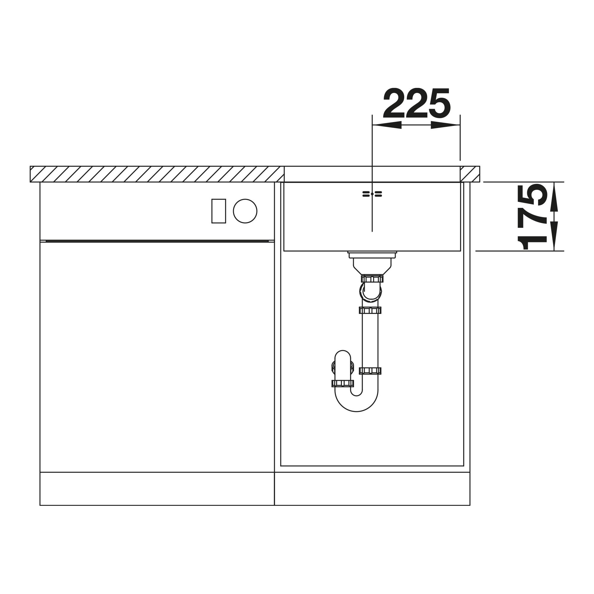 Zlewozmywak Blanco SUPRA 450-U 518204 Stalowy Srebrny