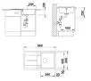 Zlewozmywak Blanco METRA 5 S 513204 Granitowy Alumetalik