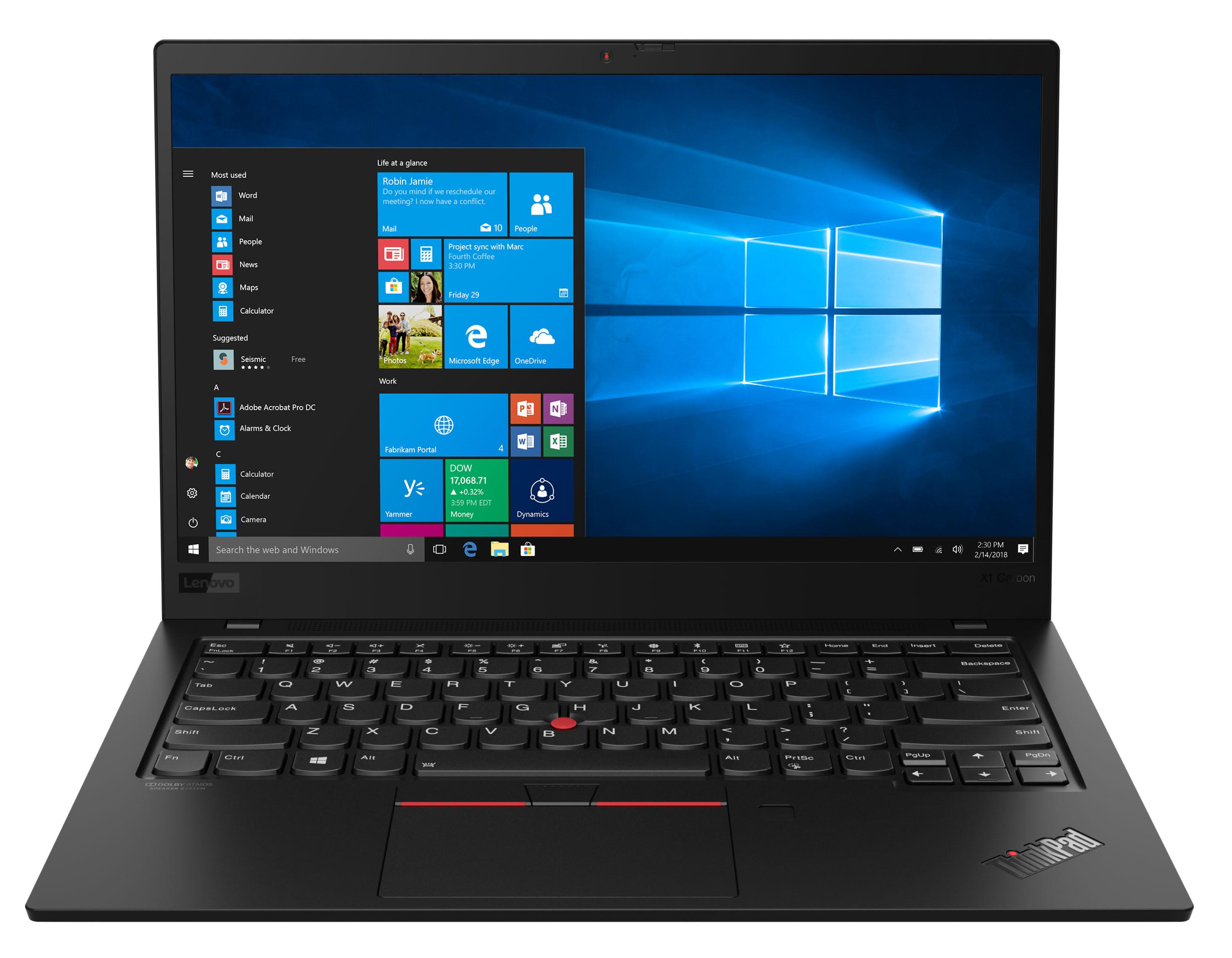 Laptop biznesowy Lenovo ThinkPad X1 Carbon 7 14" i7-8565U 16GB RAM 512GB Dysk SSD Win10 Pro