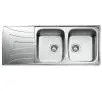 Zlewozmywak Teka Universo 2C 1E MTX Stalowy Inox