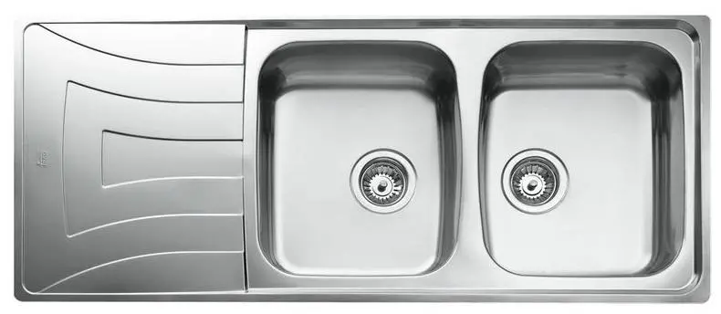 Zlewozmywak Teka Universo 2C 1E MTX Stalowy Inox