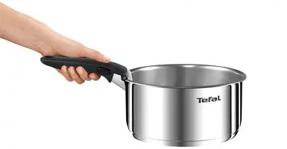 Zestaw garnków Tefal Ingenio Silver Indukcja Stal nierdzewna 4 elementy