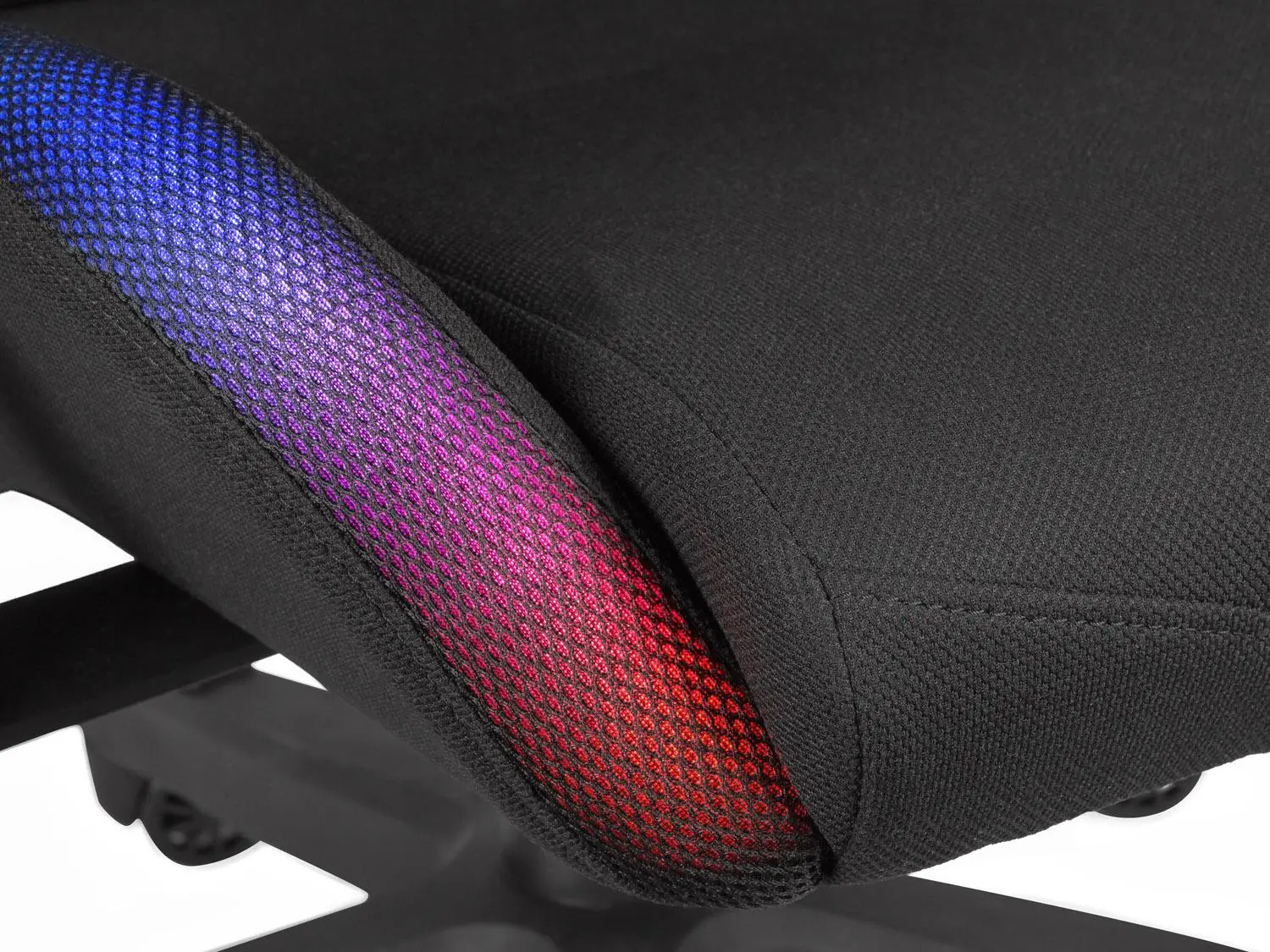 Fotel Genesis Trit 600 RGB Gamingowy do 150kg Skóra ECO Tkanina Czarny