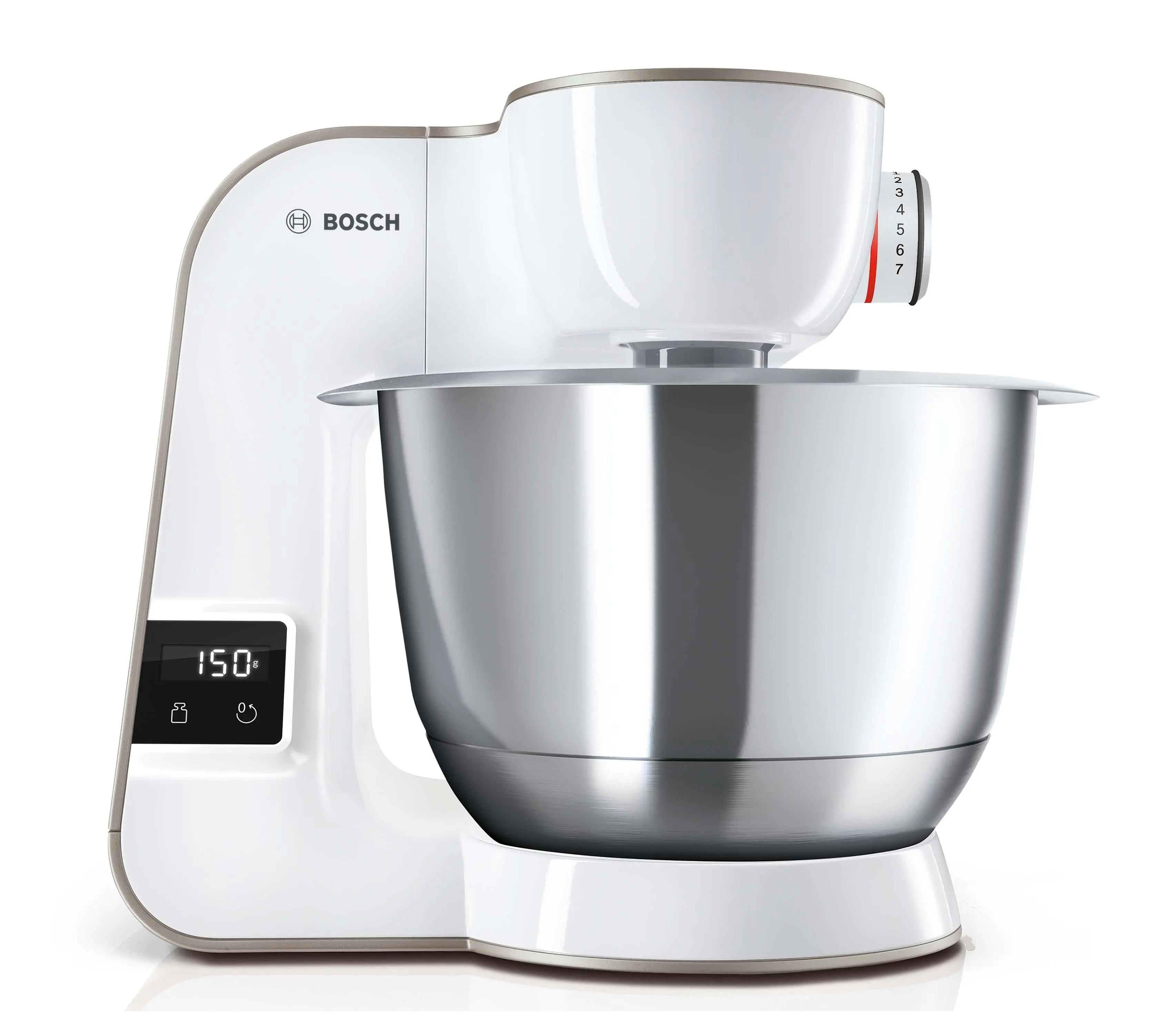 Robot kuchenny Bosch MUM5XW40 Z wbudowaną wagą Maszynką do mielenia Wyciskarką do cytrusów