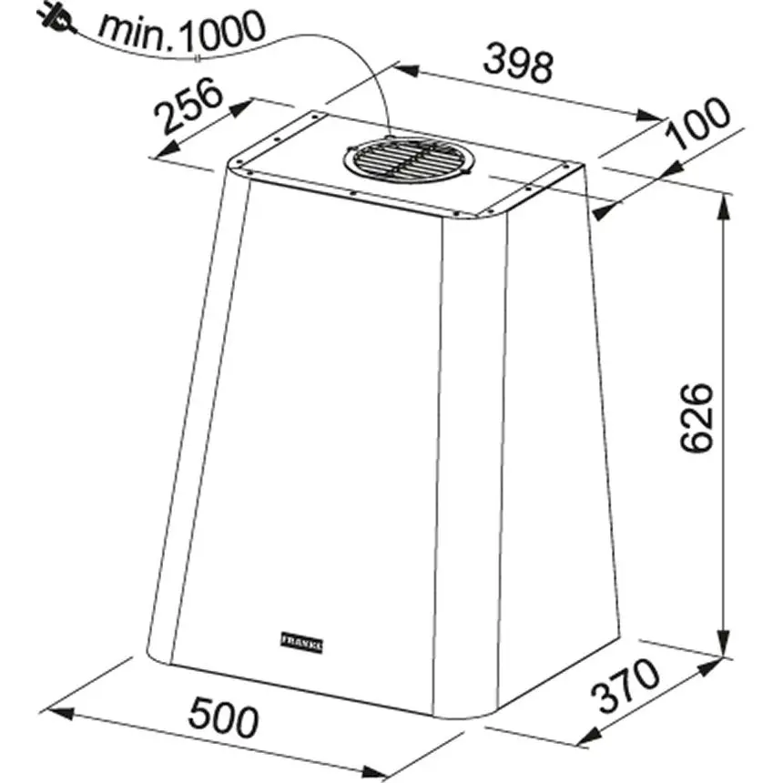 Okap Franke FSMD 508 WH Biały mat