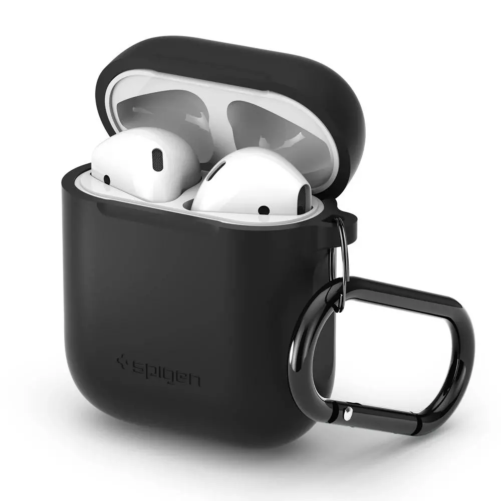 Etui na słuchawki Spigen AirPods Silicone Case 066CS24808 Czarny