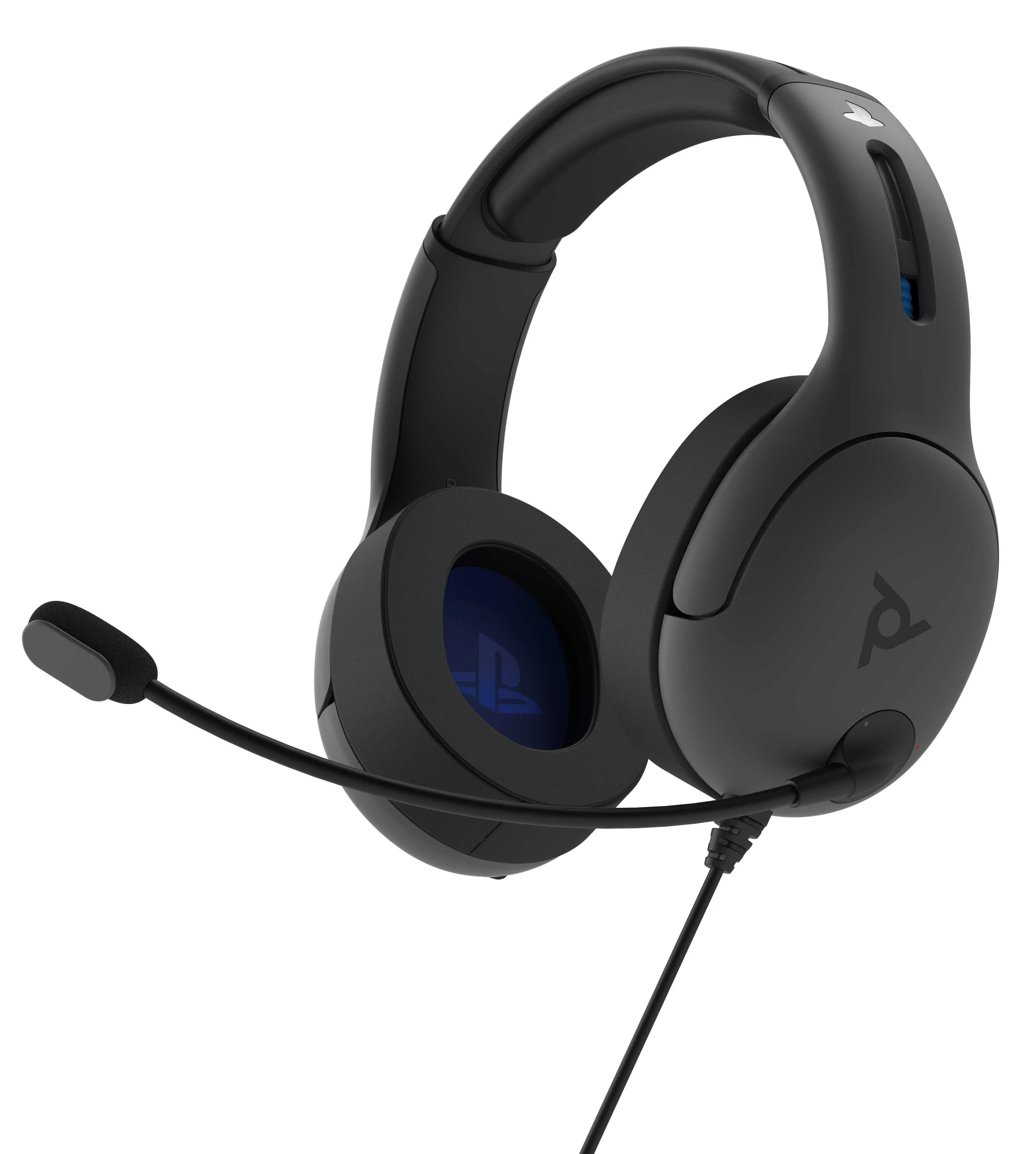 Słuchawki przewodowe z mikrofonem PDP LVL50 Wired PlayStation 4 Nauszne Szary
