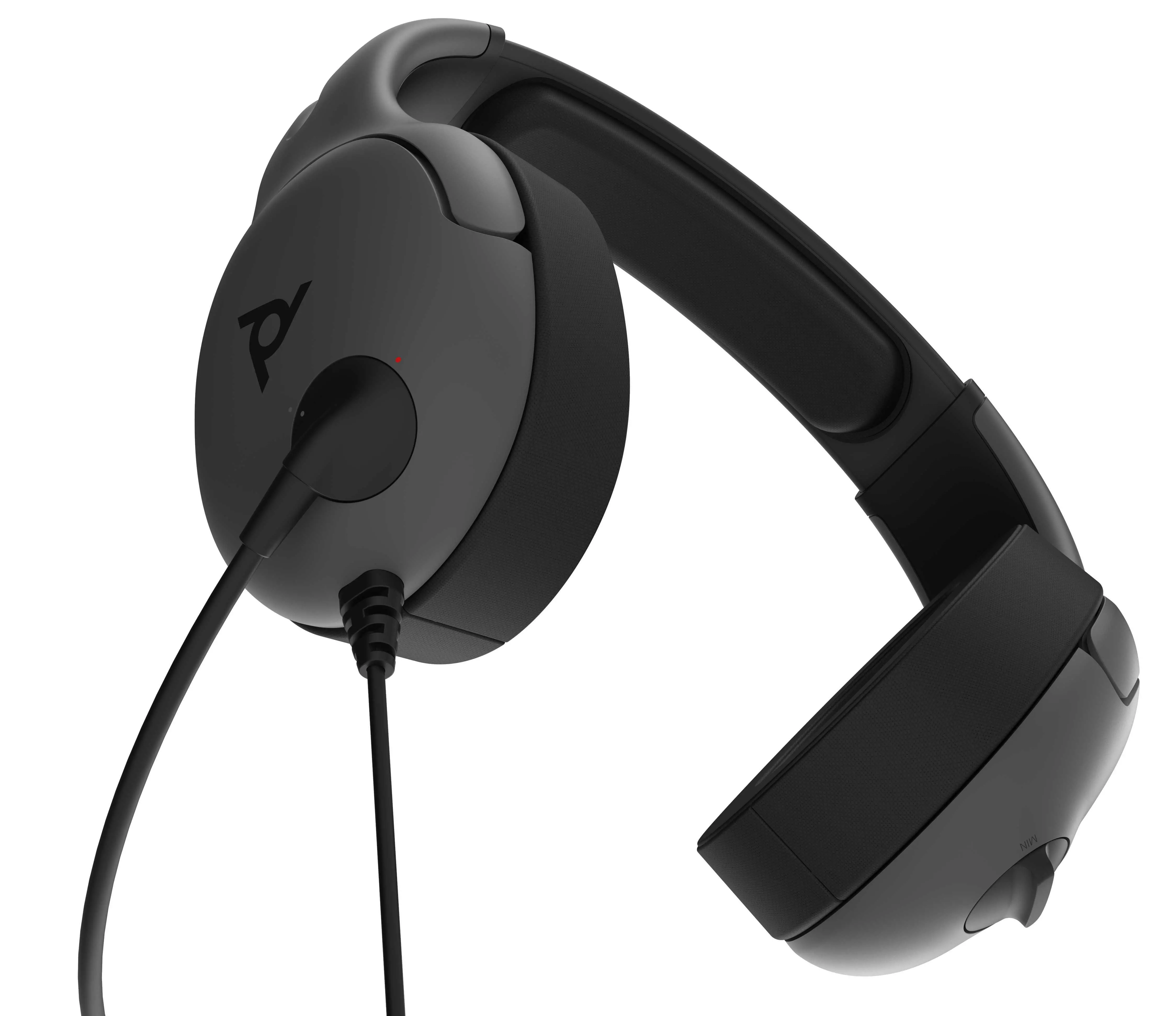 Słuchawki przewodowe z mikrofonem PDP LVL50 Wired PlayStation 4 Nauszne Szary