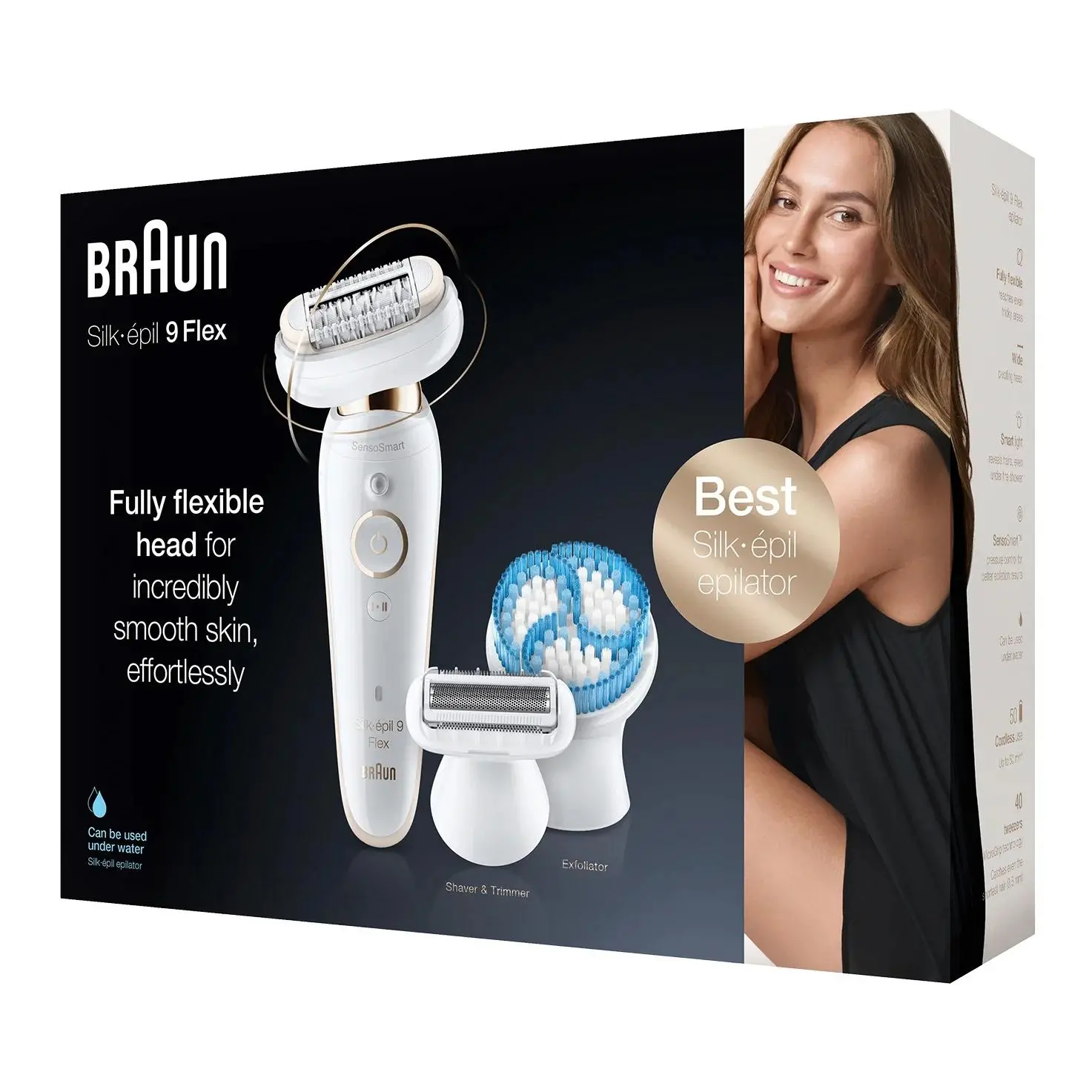 Depilator Braun Silk-epil 9 Flex 9010 Wet & Dry