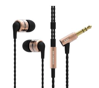 Słuchawki przewodowe SoundMAGIC E80 - dokanałowe - złoty