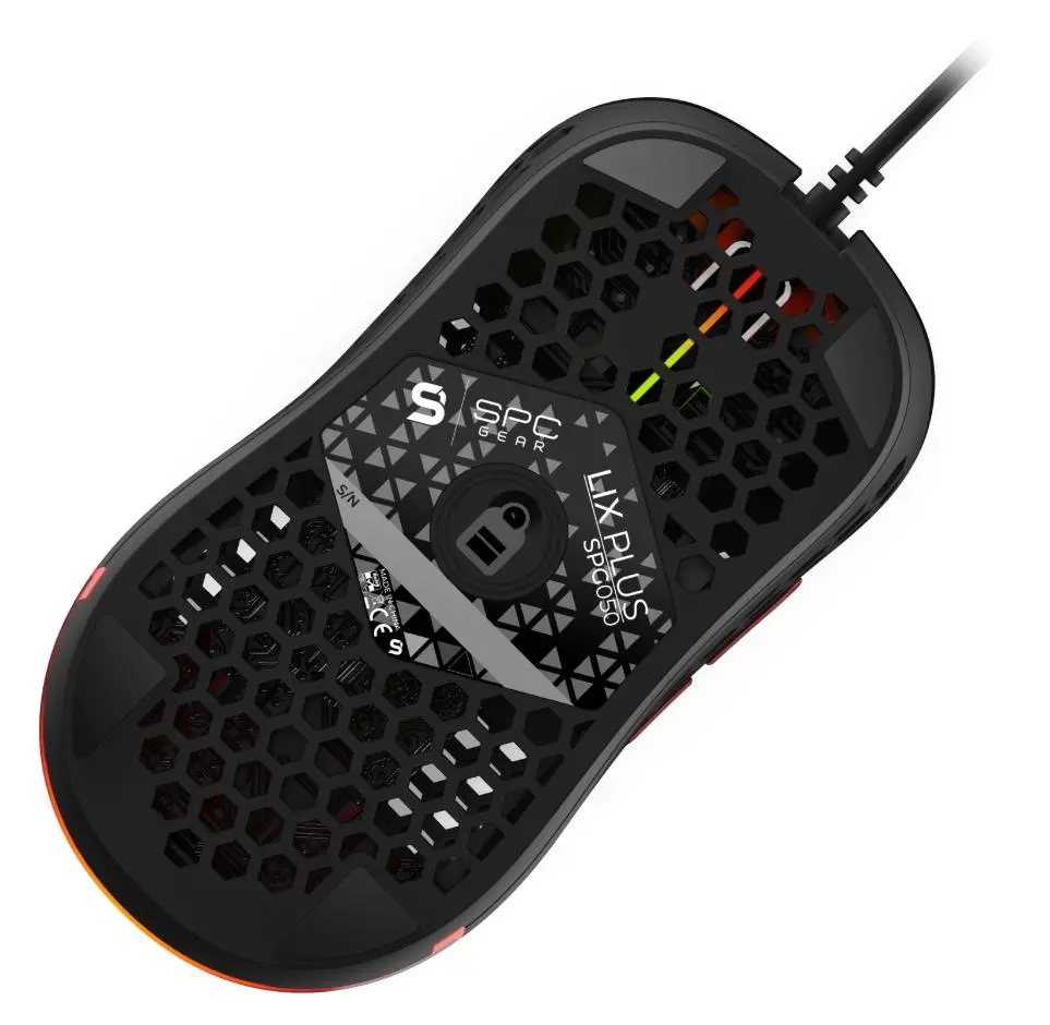Myszka gamingowa SPC Gear LIX Plus Czarny