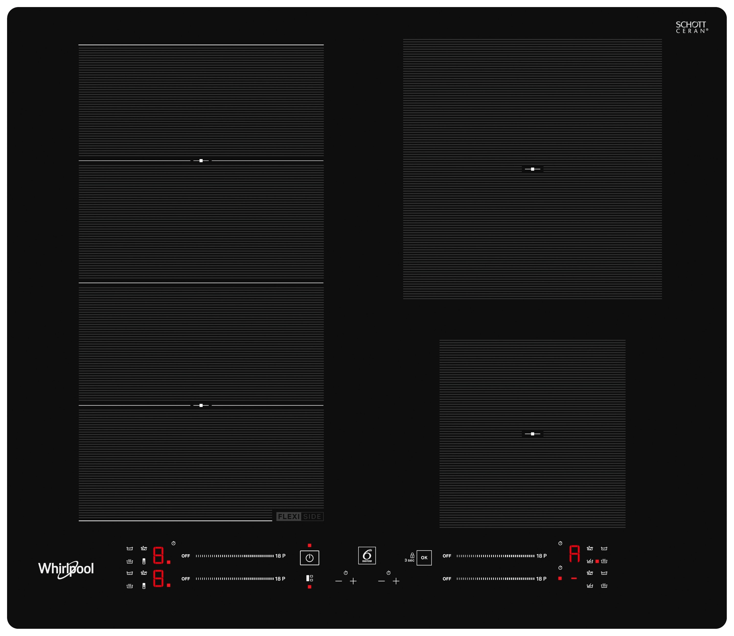 Płyta indukcyjna Whirlpool WF S7560 NE ChefControl 59cm