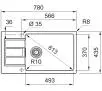 Zlewozmywak Franke Sirius 2.0 S2D Slim 611-78 XL Tectonite Kamienny szary