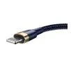 Kabel Baseus Cafule CALKLF-BV3 Złoto-niebieski 2,4A