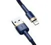 Kabel Baseus Cafule CALKLF-BV3 Złoto-niebieski 2,4A