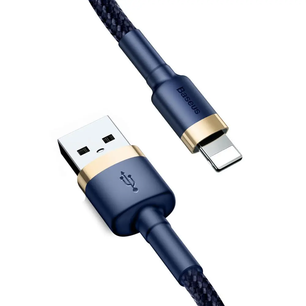 Kabel Baseus Cafule CALKLF-BV3 Złoto-niebieski 2,4A