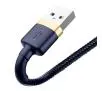 Kabel Baseus Cafule CALKLF-BV3 Złoto-niebieski 2,4A