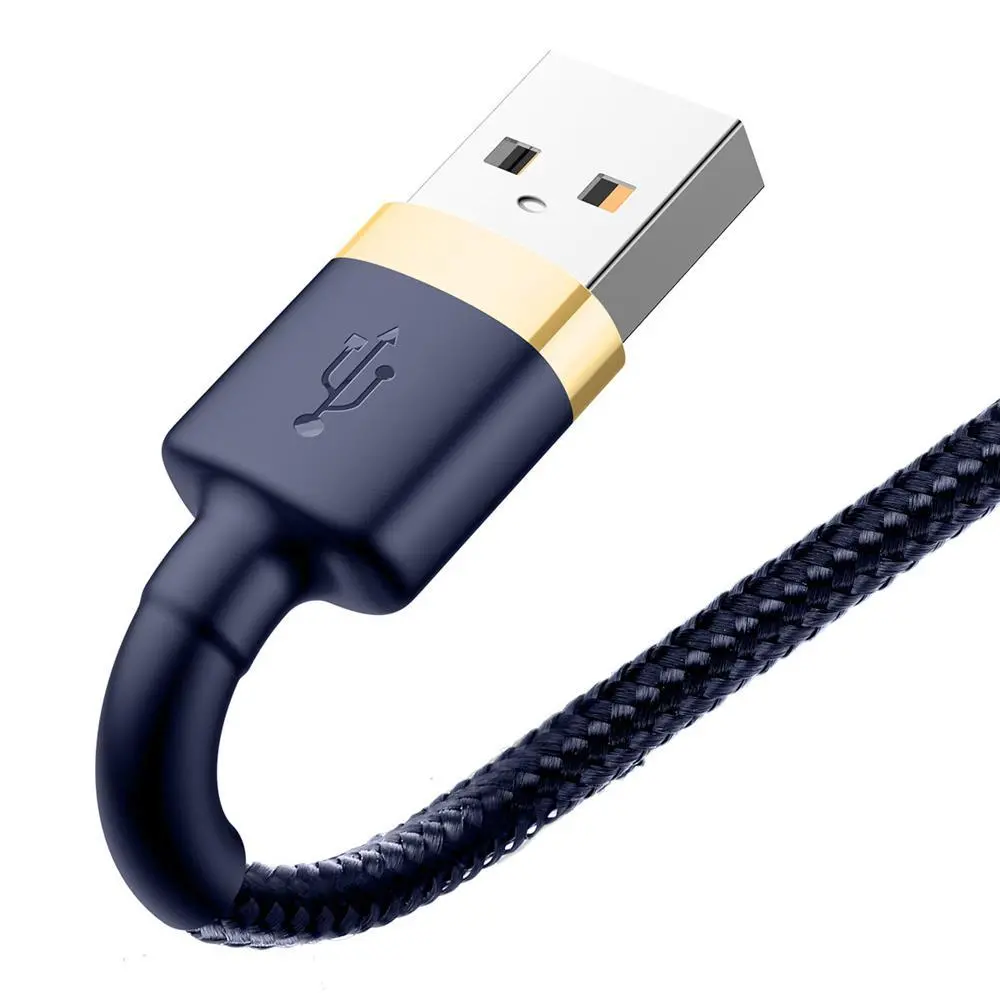 Kabel Baseus Cafule CALKLF-BV3 Złoto-niebieski 2,4A