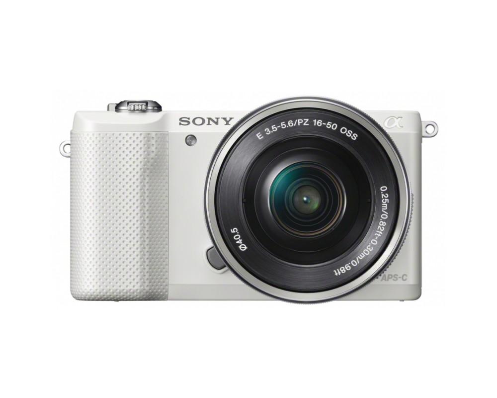 Sony Alpha a5000 (ILCE-5000L) + 16-50 mm (biały)