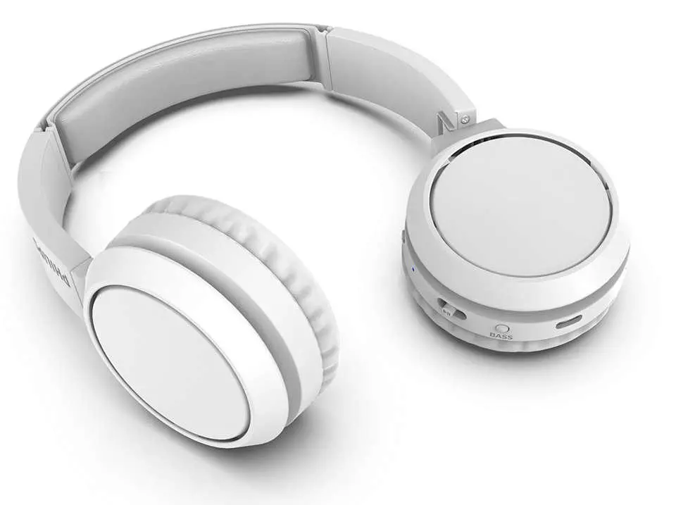 Słuchawki bezprzewodowe Philips BASS+ TAH4205WT/00 Nauszne Bluetooth 5.0 Biały
