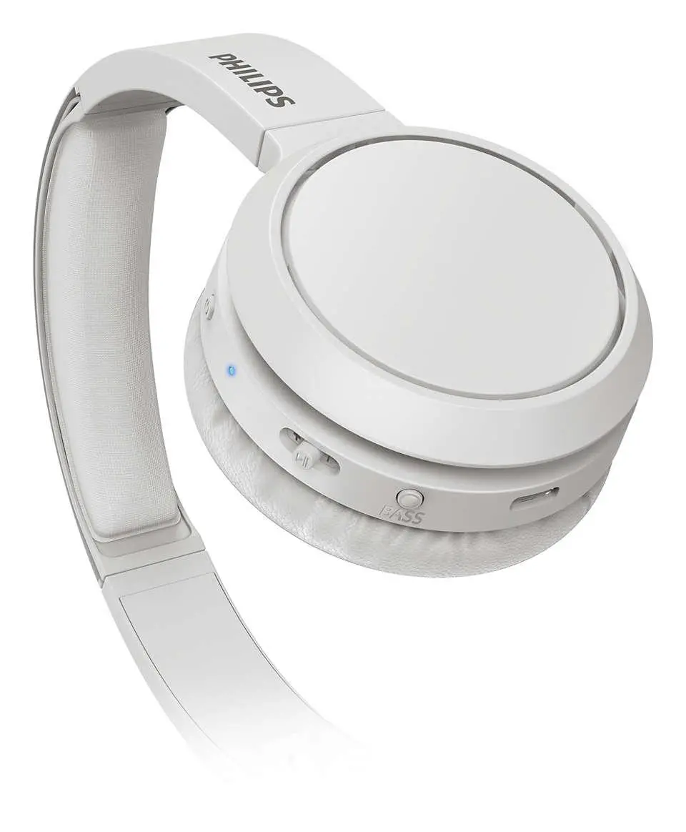 Słuchawki bezprzewodowe Philips BASS+ TAH4205WT/00 Nauszne Bluetooth 5.0 Biały