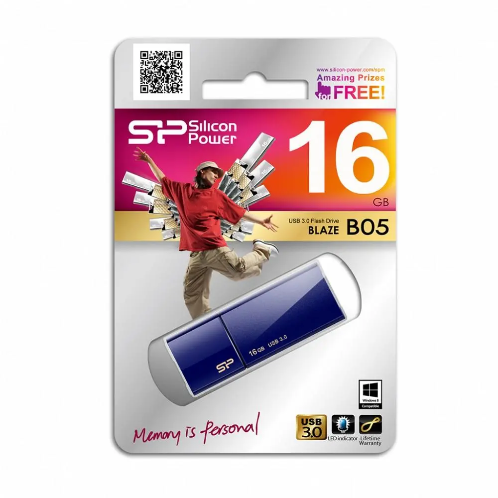 PenDrive Silicon Power Blaze B05 16GB USB 3.0 Niebieski