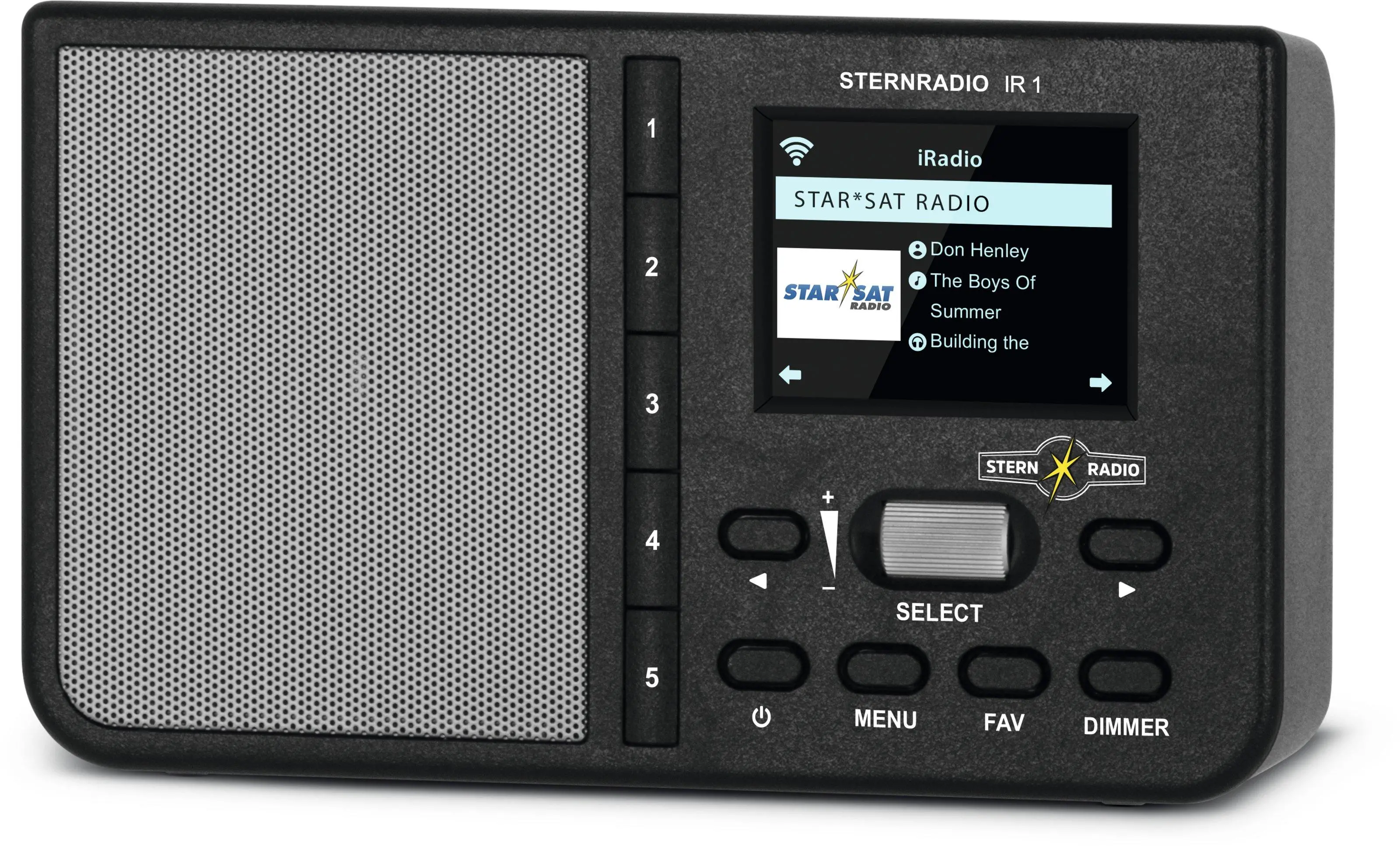 Radioodbiornik TechniSat SternRadio IR1 Internetowe Czarny