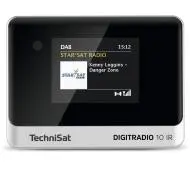 TechniSat DigitRadio 10 IR Radio FM DAB+ Internetowe Bluetooth Czarno-srebrny Brak głośników