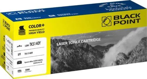 Toner Black Point LCBPKTK5140Y (zamiennik TK-5140Y)