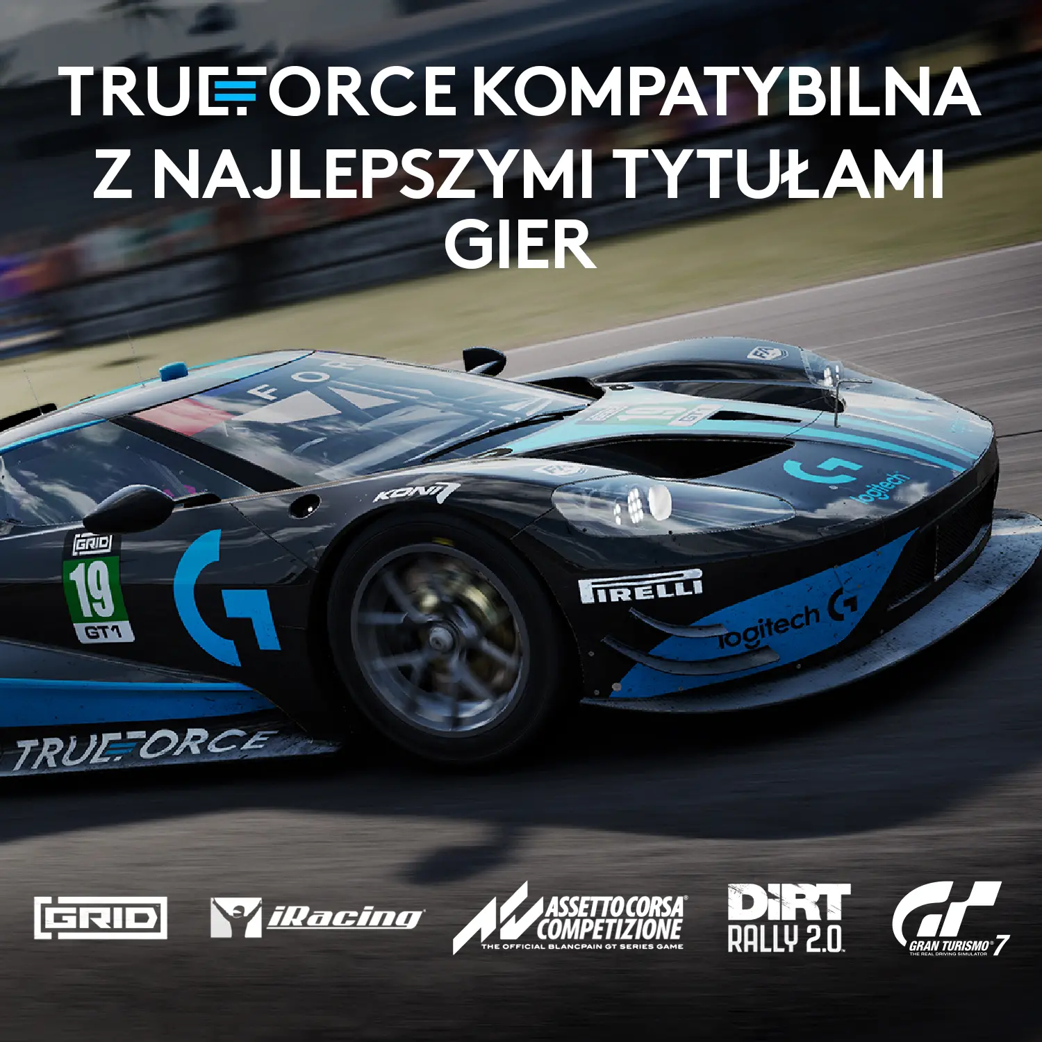 Kierownica Logitech G923 z pedałami do PS5, PS4, PC Force Feedback