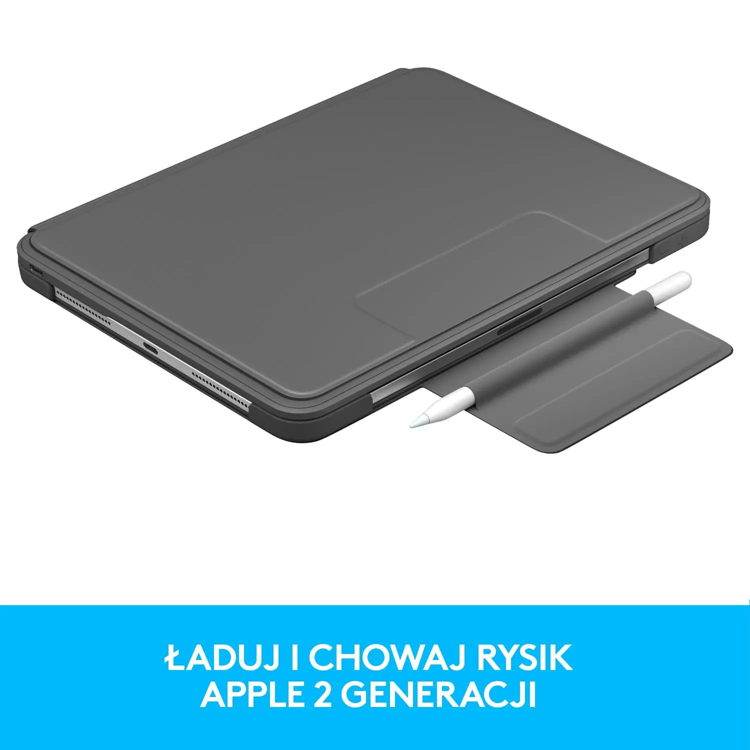 Etui na tablet Logitech Slim Folio Pro iPad Pro 11 (1. i 2.gen.) Grafitowy