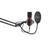 Mikrofon SPC Gear SM950 Streaming USB Microphone  (SPG053) Przewodowy Pojemnościowy Czarny