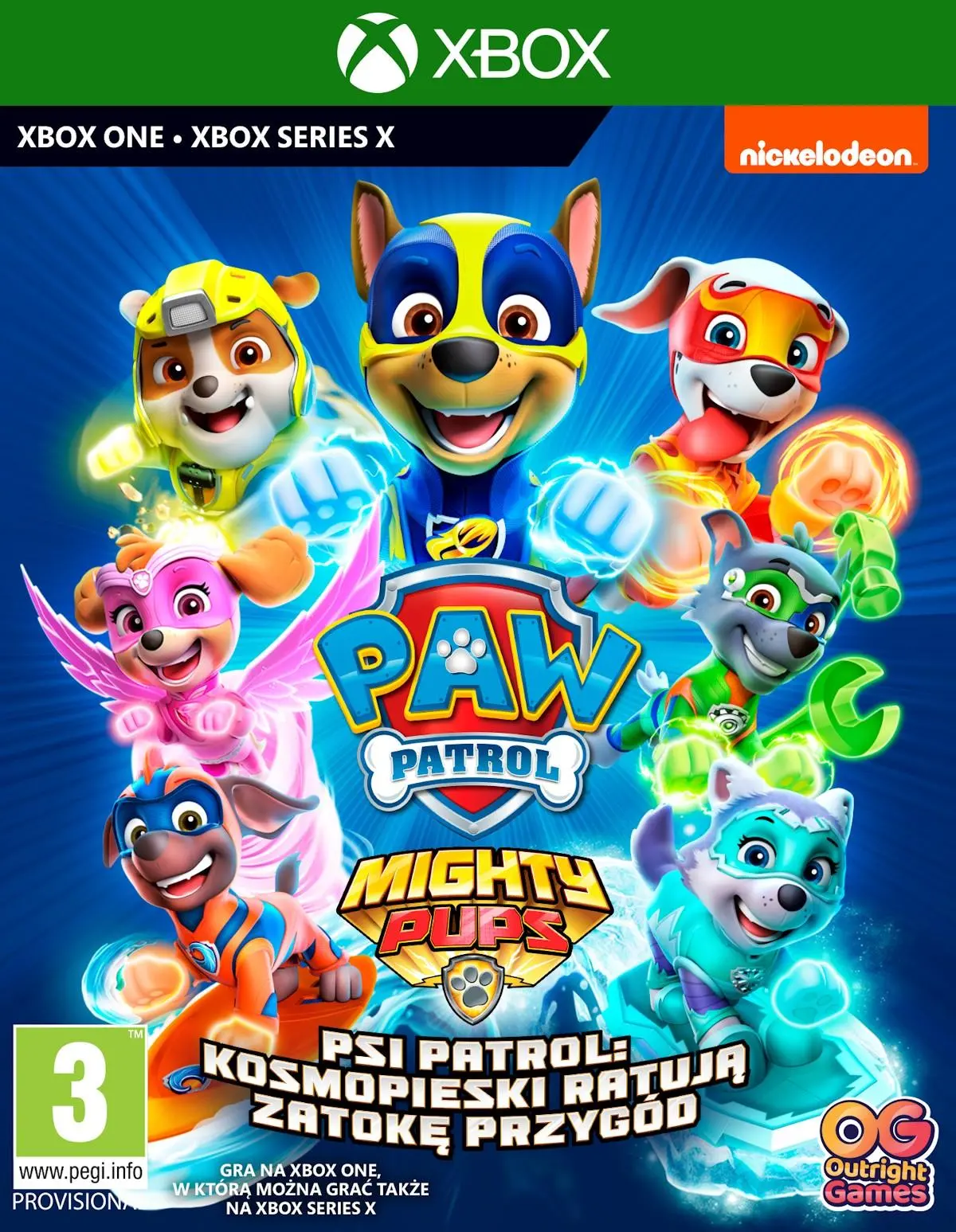 Psi Patrol: Kosmopieski Ratują Zatokę Przygód Gra na Xbox One (Kompatybilna z Xbox Series X)