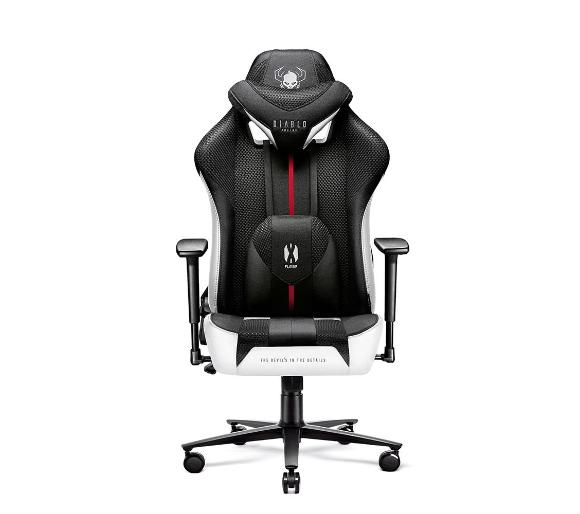 fotel gamingowy Diablo Chairs X-Player 2.0 Normal Size (czarno-biały)