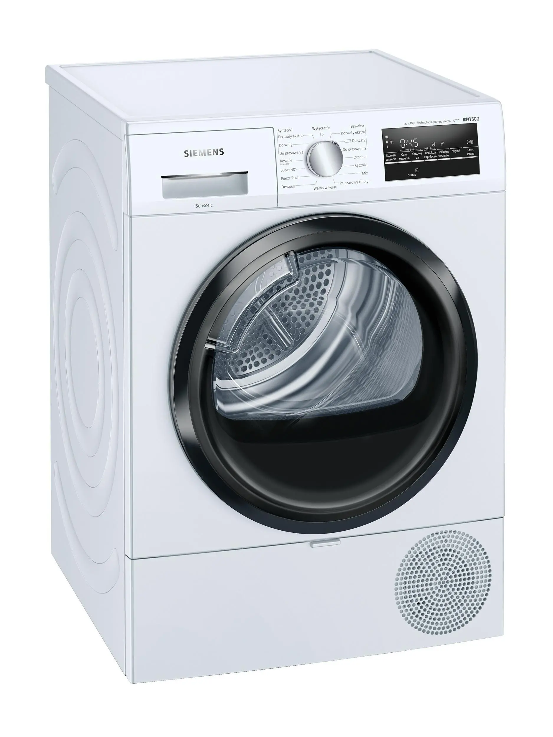 Suszarka Siemens iQ500 WT47RTE0PL 59,9cm 8kg