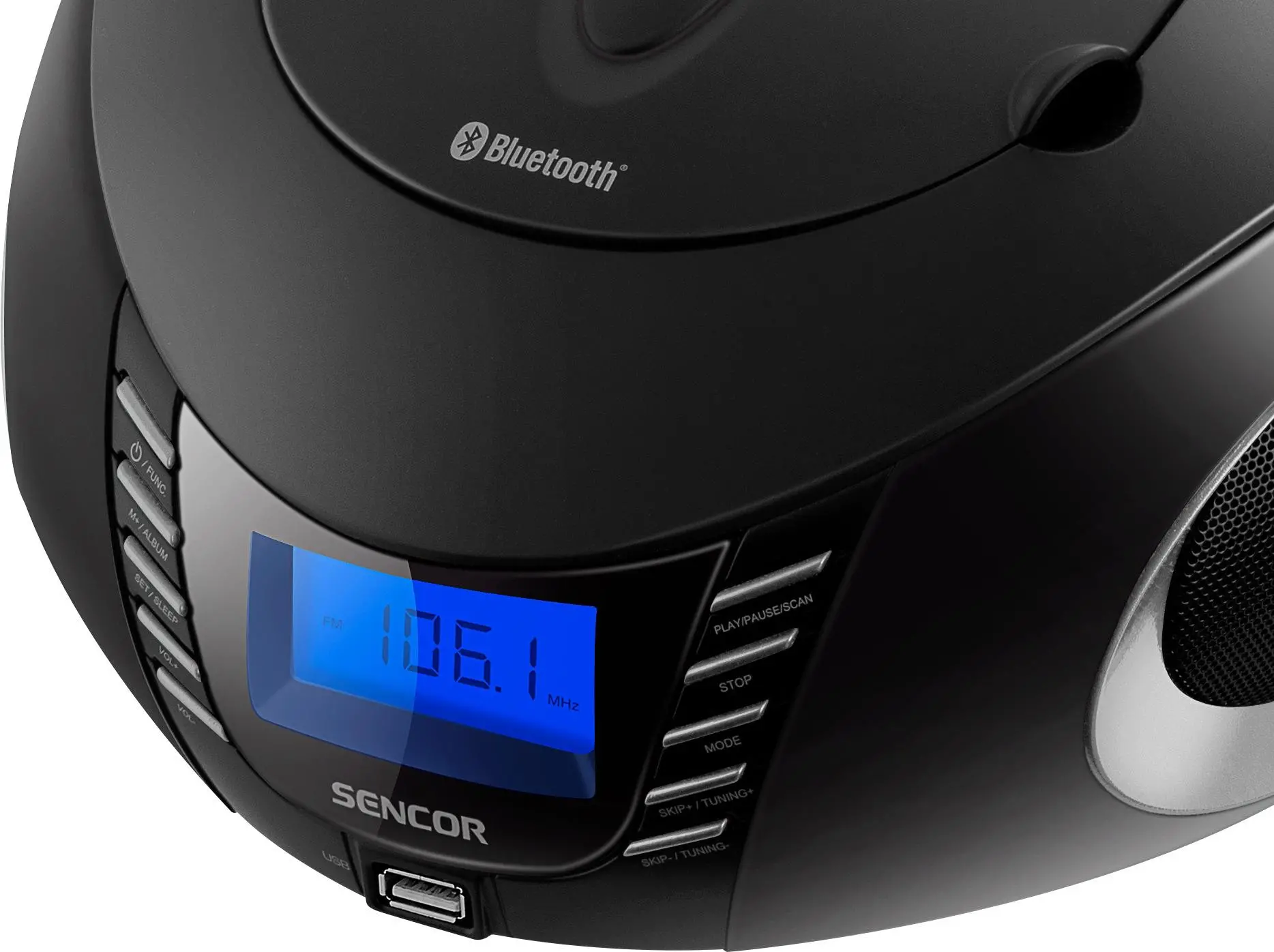 Radioodtwarzacz Sencor SPT 3600 BS Bluetooth Czarno-srebrny