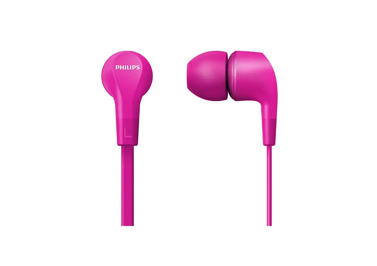 Słuchawki przewodowe Philips TAE1105PK/00 Dokanałowe Mikrofon Różowy