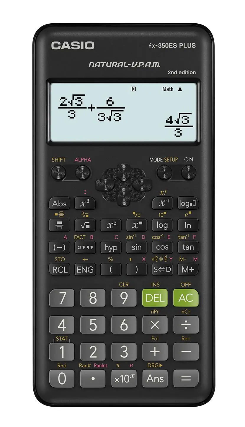 Kalkulator Casio FX-350ESPLUS-2 Szary