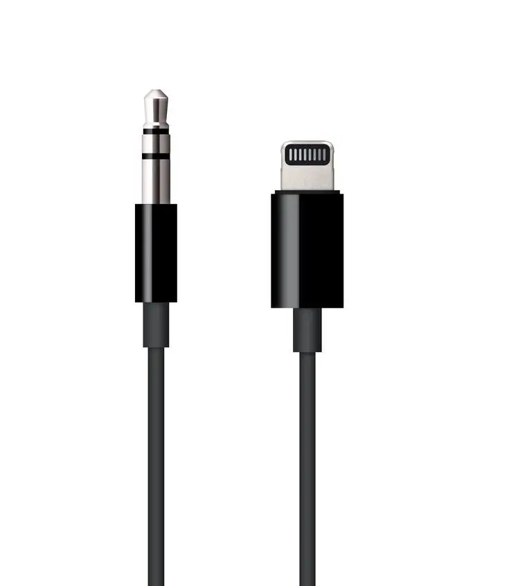 Kabel audio Apple MR2C2ZM/A 1,2m Czarny