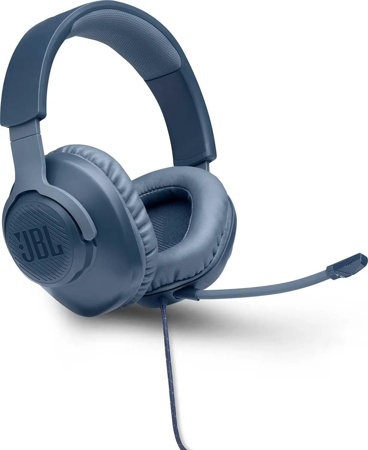 Słuchawki przewodowe z mikrofonem JBL Quantum 100 Nauszne Niebieski