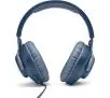 Słuchawki przewodowe z mikrofonem JBL Quantum 100 Nauszne Niebieski