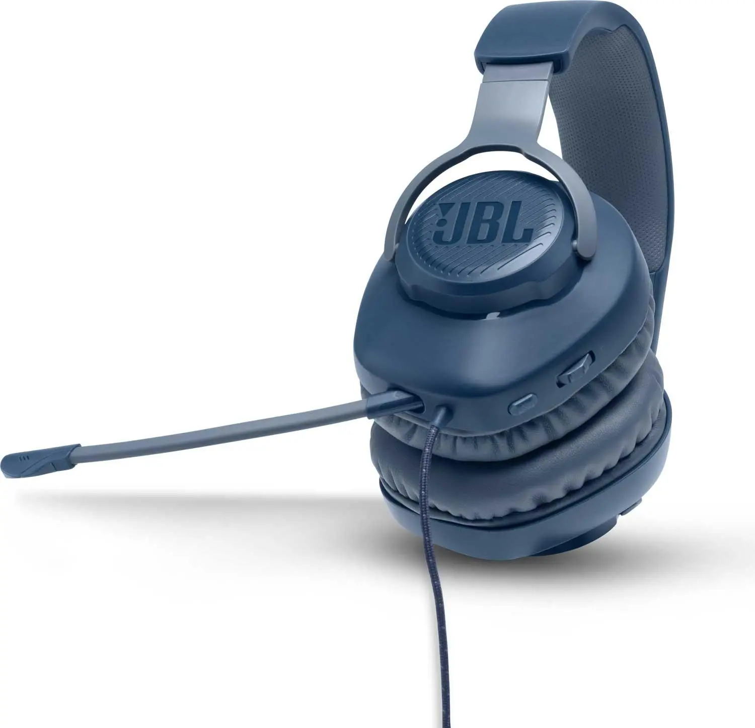 Słuchawki przewodowe z mikrofonem JBL Quantum 100 Nauszne Niebieski