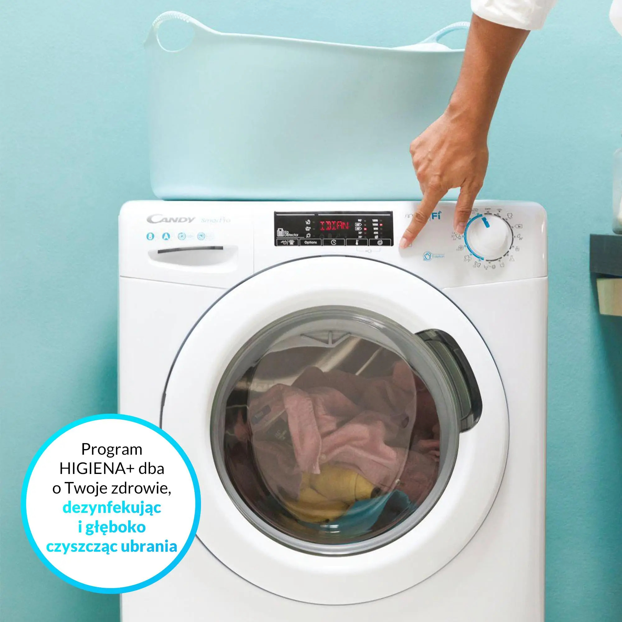 Pralko-suszarka Candy SmartPro CSOW 4965TWE/1-S 58cm 9kg/6kg