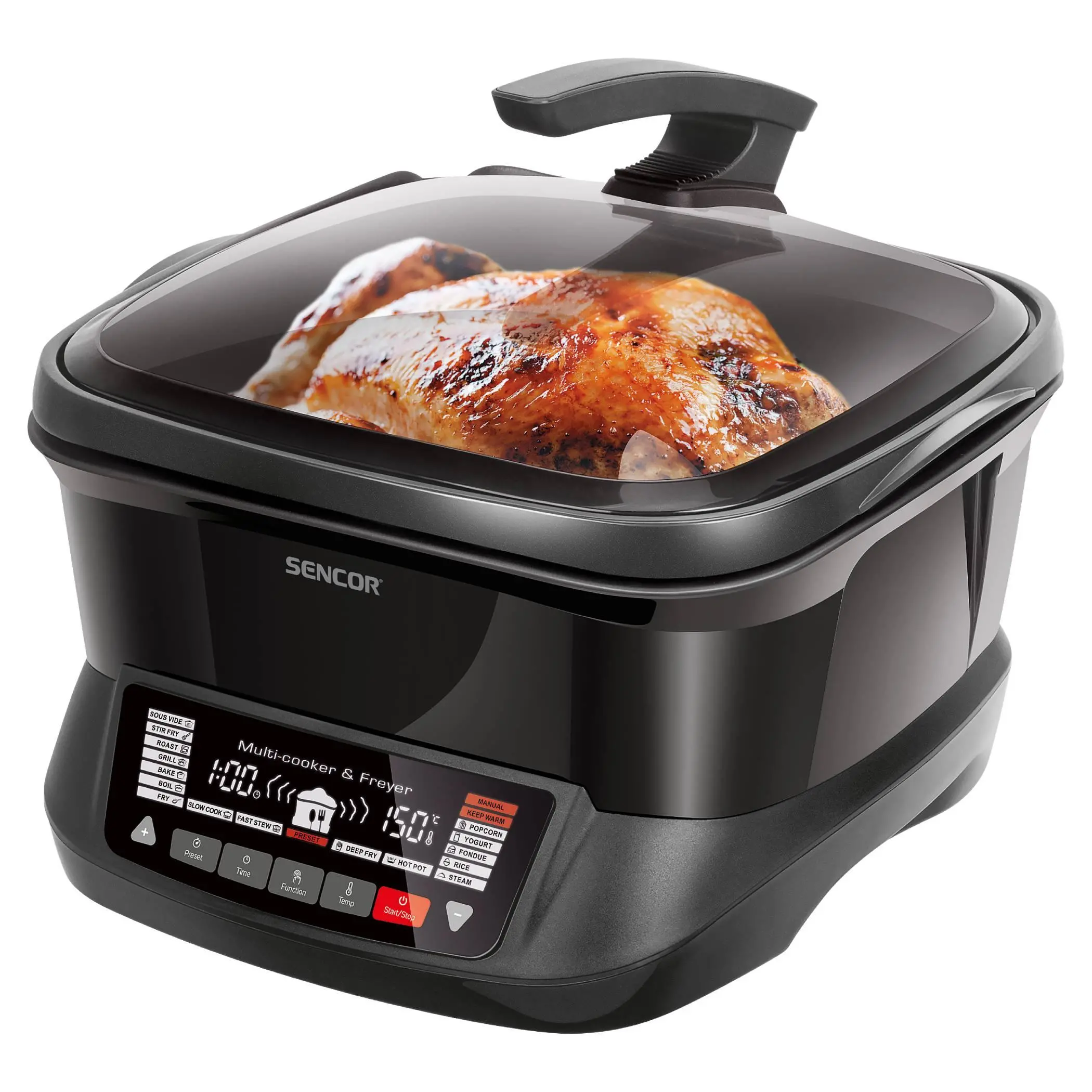 Frytkownica beztłuszczowa Sencor SFR 9300BK 1800W 4,8l