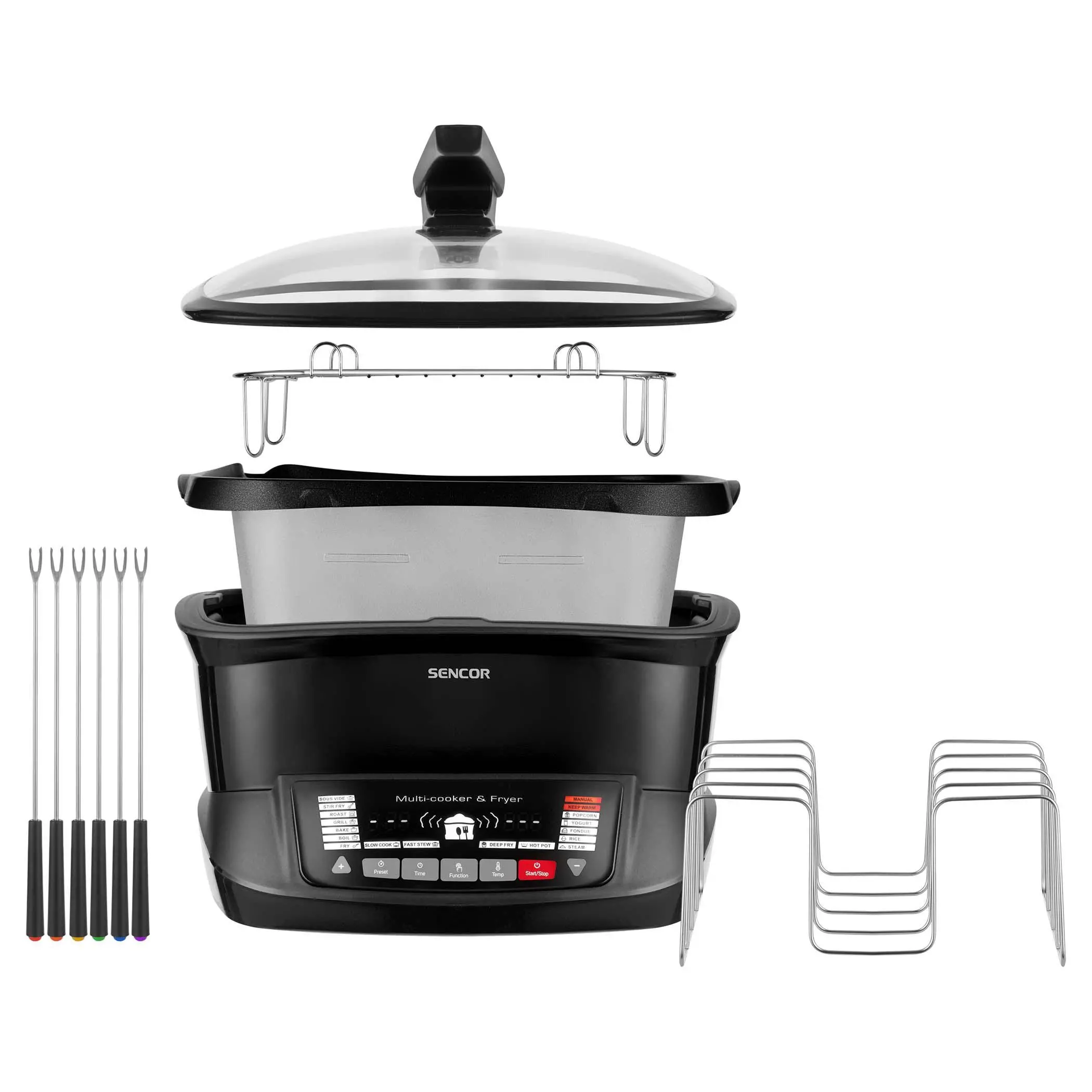 Frytkownica beztłuszczowa Sencor SFR 9300BK 1800W 4,8l