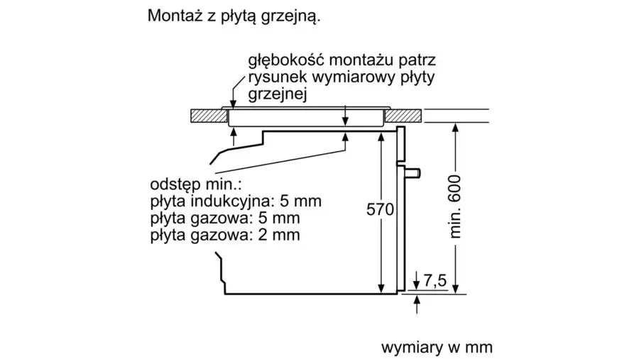 Piekarnik elektryczny Bosch Serie 4 HBA534BB0 Termoobieg Czarny