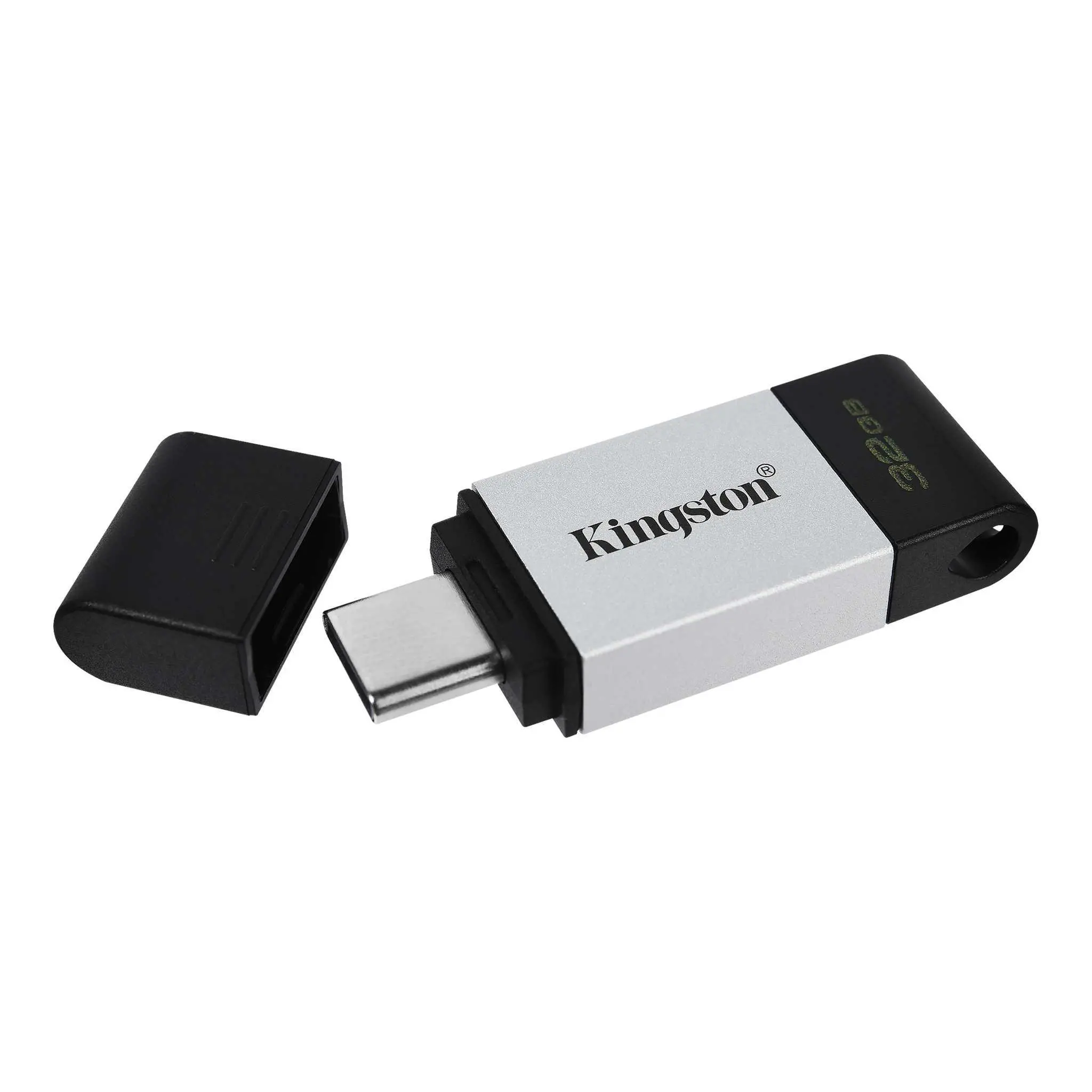 PenDrive Kingston DT80 32GB USB 3.2 Typ-C Czarno-srebrny